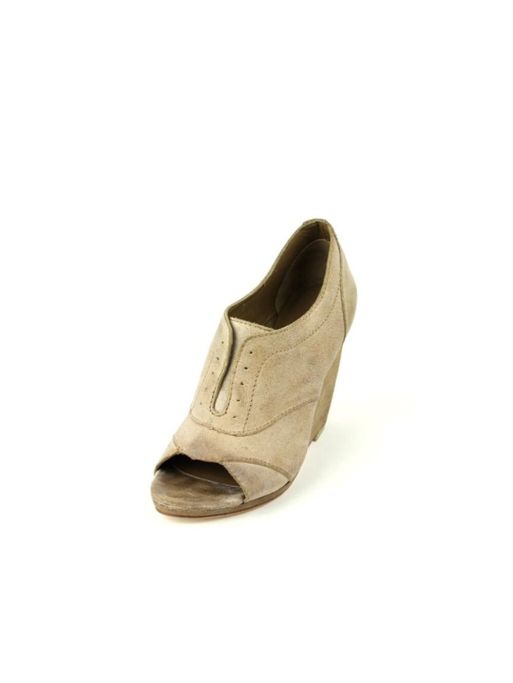 Joe's Jeans Cristy Open-Toe Pump Tan Nude
